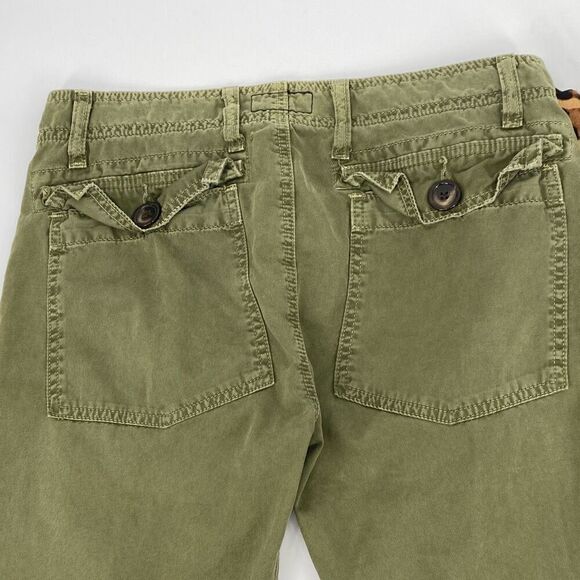 Current Elliott|Revolve The Army Cargo Pants Slim Leg Green Pockets Size 24/0 - Picture 9 of 13